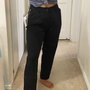 A New Day Black Straight Legged Trousers